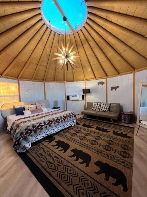 Вилла Glamping-Sky Dome Yurt-Tiny House-2 By Lavenders Field Valley Center Экстерьер фото